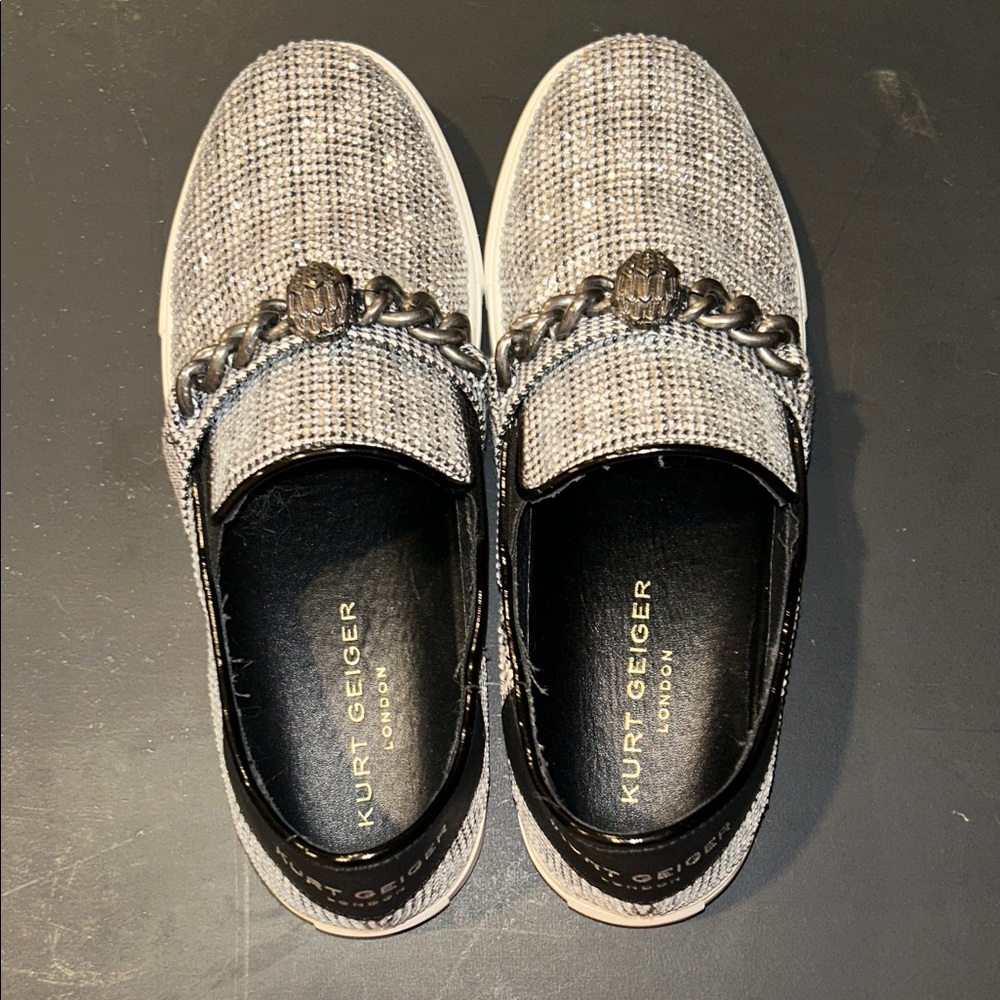 Kurt Geiger London Crystal Slip-Ons - Picture 4 of 9